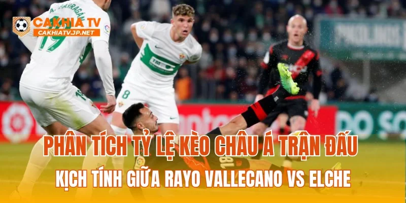 Phân tích tỷ lệ kèo Châu Á trận đấu kịch tính giữa Rayo Vallecano vs Elche